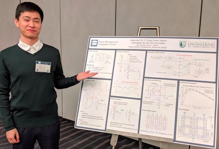 夏子宇展示他的項(xiàng)目